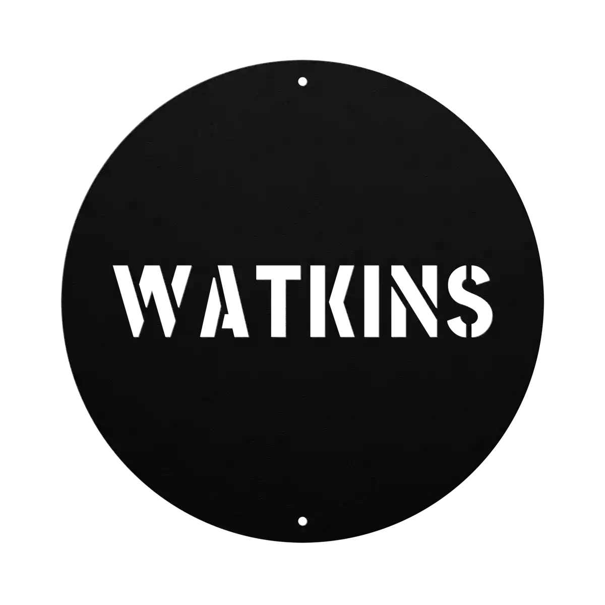 Watkins Family Name Sign