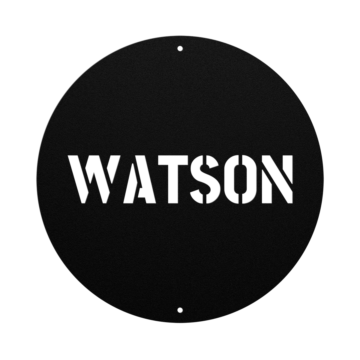 Watson Family Name Sign