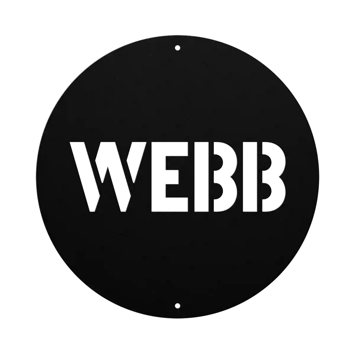 Webb Family Name Sign