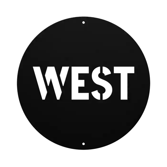 West Family Name Sign