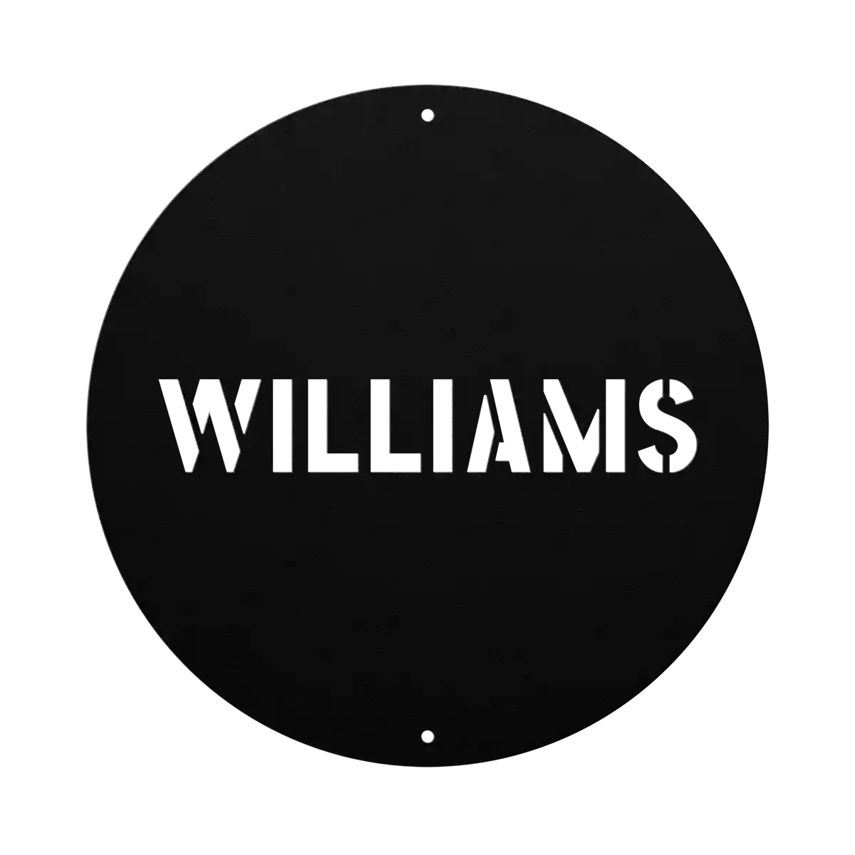 Williams Family Name Sign