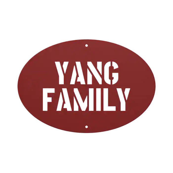 Yang Family Name Sign