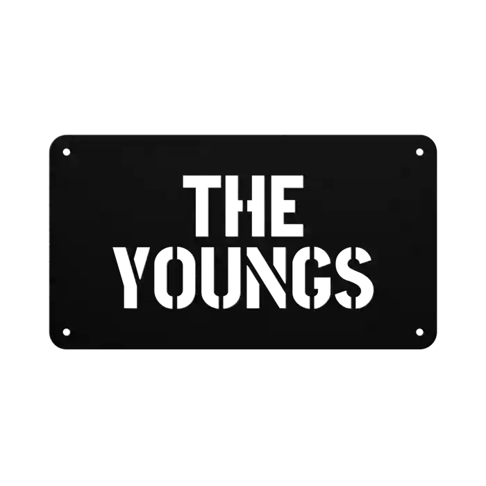 Young Family Name Sign
